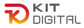 Foto de logotipos de redes, kit digital y Plan Next Generation